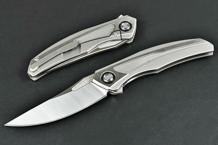 Shirogorov Quantum titanium S35VN quick opening bearing knife folding camping hunting survival knife outdoor hunting tools 05429
Shirogorov Quantum titanium S35VN quick opening bearing knife folding camping hunting survival knife outdoor hunting tools 05429