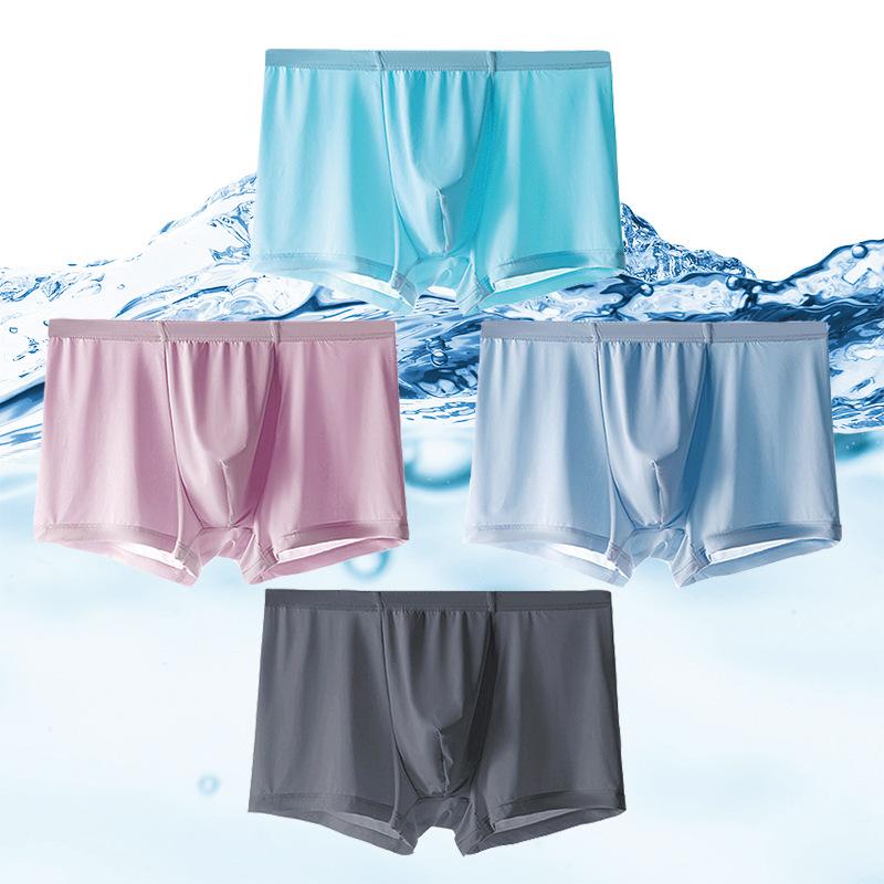 Hot Men Underwear Boxers Breathable Man Boxer Solid Sexy Underpants Men's Comfortable Shorts Underwear For Men Pants 4 pieces, Beige
Hot Men Underwear Boxers Breathable Man Boxer Solid Sexy Underpants Men's Comfortable Shorts Underwear For Men Pants 4 pieces, Beige