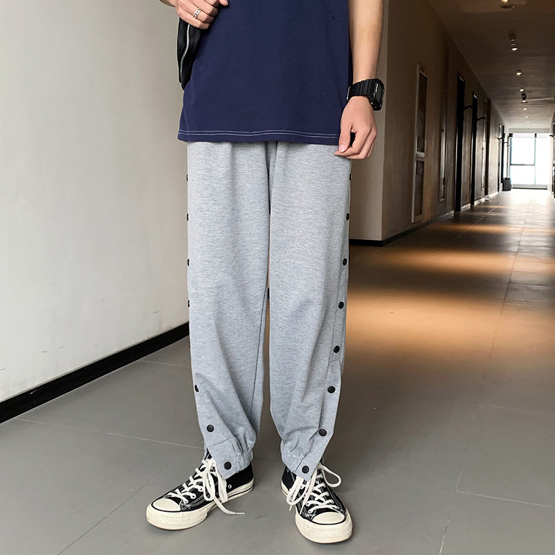2020 Sports Beam Casual Joggers Close Feet Basketball Pants Side Buckle Streetwear Pantalon Men's Clothes, Black
2020 Sports Beam Casual Joggers Close Feet Basketball Pants Side Buckle Streetwear Pantalon Men's Clothes, Black