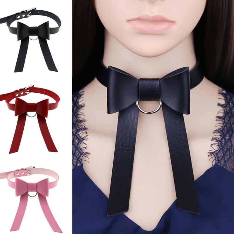 DIEZI Multicolor Gothic Harajuku Vintage Bowknot Circle PU Leather Choker Necklace Women Punk Collar Statement Necklaces Jewelry
DIEZI Multicolor Gothic Harajuku Vintage Bowknot Circle PU Leather Choker Necklace Women Punk Collar Statement Necklaces Jewelry