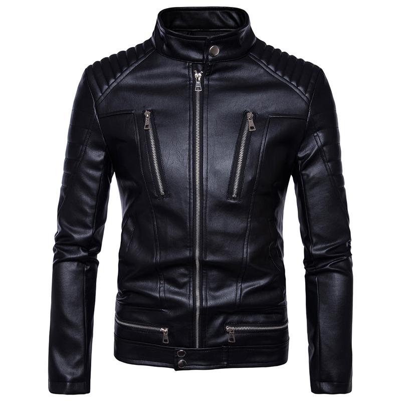 Faux Leather Jackets Men Large Size -5XL Fashion Casual Mens Motorcycle Jacket Black European Size
Faux Leather Jackets Men Large Size -5XL Fashion Casual Mens Motorcycle Jacket Black European Size