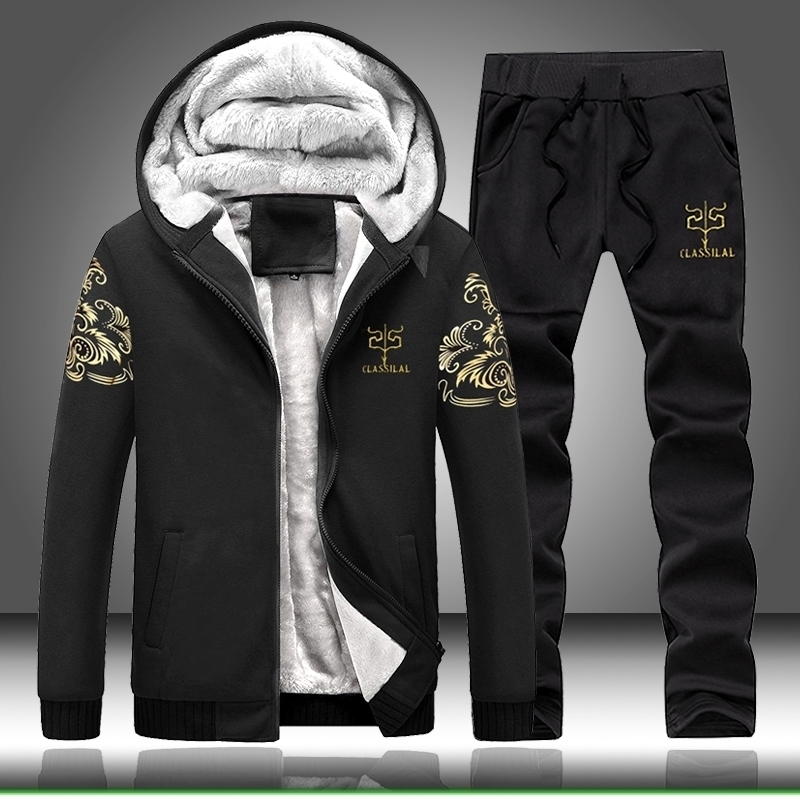 Winter Men Tracksuit New Fleece Lined Jacket Sweatpants Men Thick Warm Tracksuits Casual Slim Fit Mens Fashion Sets 201201, D76blue
Winter Men Tracksuit New Fleece Lined Jacket Sweatpants Men Thick Warm Tracksuits Casual Slim Fit Mens Fashion Sets 201201, D76blue