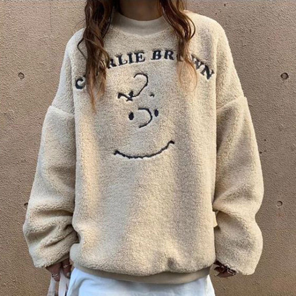 2021 New Autumn Long Sleeve Loose Hoodies Harajuku O-neck Letters Print Sweatshirt Women Sudadera Mujer Streetwear 3UMS, White
2021 New Autumn Long Sleeve Loose Hoodies Harajuku O-neck Letters Print Sweatshirt Women Sudadera Mujer Streetwear 3UMS, White