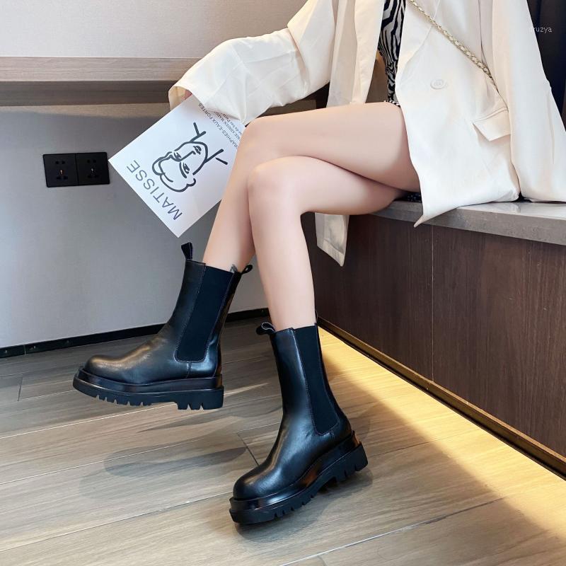 and winter new women's British wind net all leather boots autumn red short boots, ChElSEY thick bottom chimney1, Black
and winter new women's British wind net all leather boots autumn red short boots, ChElSEY thick bottom chimney1, Black