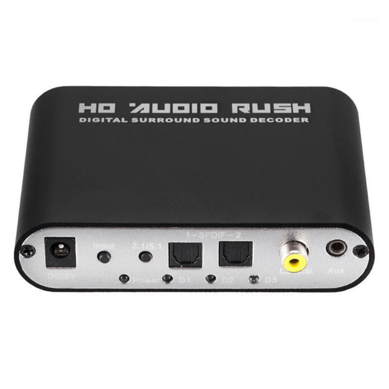 Home HD Set Top Box Audio Decoder Dolby AC3 DTS Optical to 5.1-Channel RCA Analog Converter Adapter Computer External Accessory1
Home HD Set Top Box Audio Decoder Dolby AC3 DTS Optical to 5.1-Channel RCA Analog Converter Adapter Computer External Accessory1