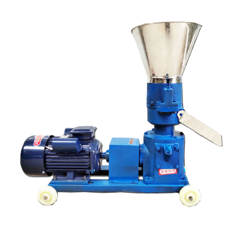 2020 latest hot sale KL-125 4KW pellet mill, animal feed wood pellet machine, biomass pellet mill 120-150kg/h