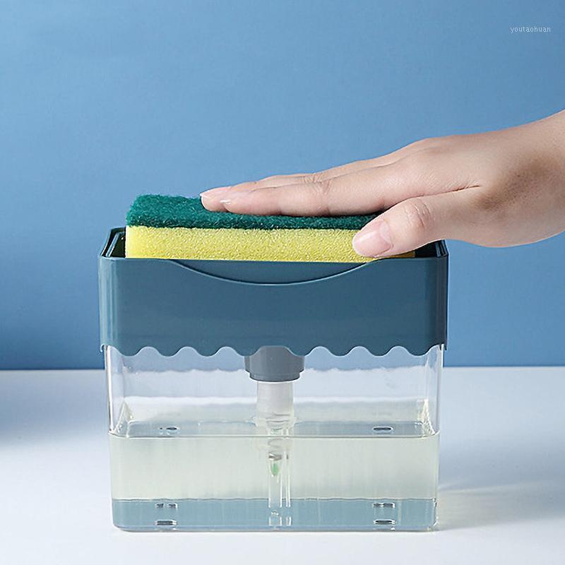 2 In 1 Soap Dispenser Sponge Holder Kitchen Accessories Storage Box Dishwashing Sponge Rack Cleaning Press Dispenser1
2 In 1 Soap Dispenser Sponge Holder Kitchen Accessories Storage Box Dishwashing Sponge Rack Cleaning Press Dispenser1