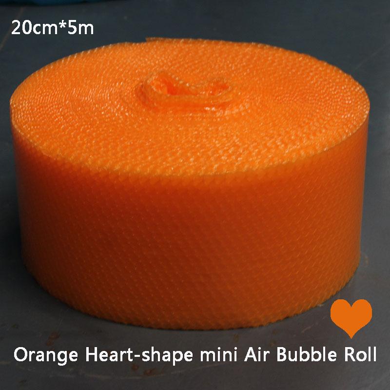 20cmx5m Orange Heart-shape mini Air Bubble Roll Party Favors And Gifts Packing Foam Roll Wedding Decoration Emballage Bulle Warp
20cmx5m Orange Heart-shape mini Air Bubble Roll Party Favors And Gifts Packing Foam Roll Wedding Decoration Emballage Bulle Warp