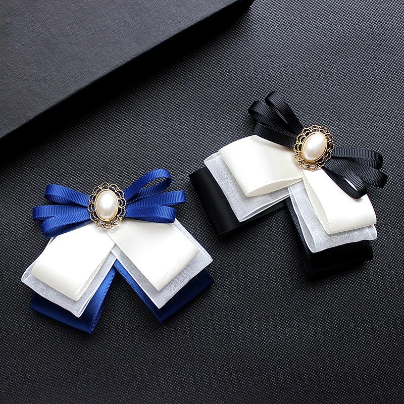 Korean Fashion Solid Multi-layer Bowknot Ladies Fabric Bow Tie High-end Pearl Rhinestone Pins Brooches for Women Accessories
Korean Fashion Solid Multi-layer Bowknot Ladies Fabric Bow Tie High-end Pearl Rhinestone Pins Brooches for Women Accessories