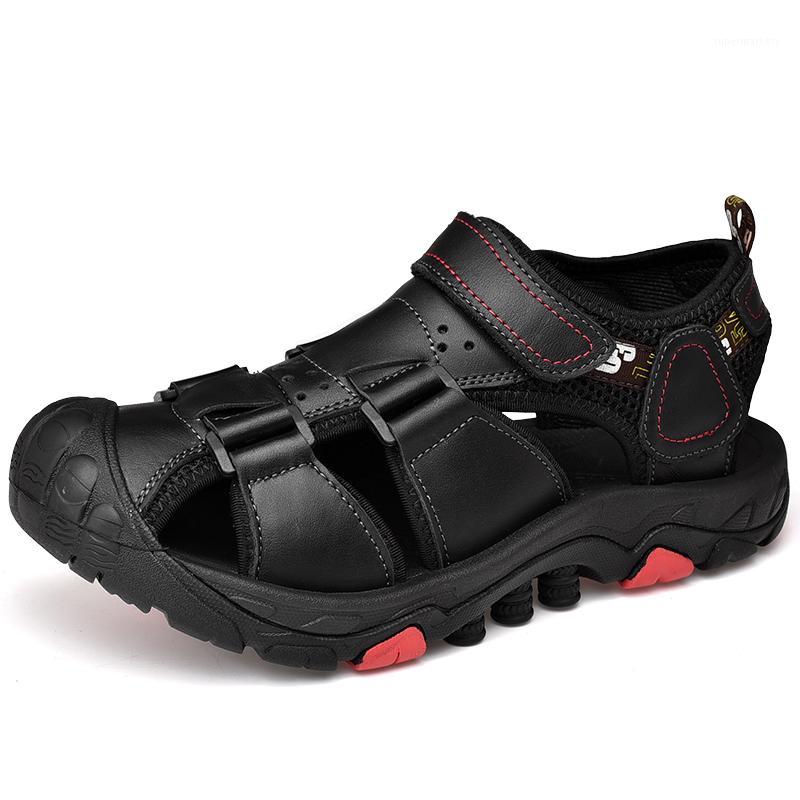 New Men's Sandals Summer Comfortable Outdoor Men Casual Shoes Genuine Leather Beach Sandals Soft Men Roman Size 38-461, Black
New Men's Sandals Summer Comfortable Outdoor Men Casual Shoes Genuine Leather Beach Sandals Soft Men Roman Size 38-461, Black