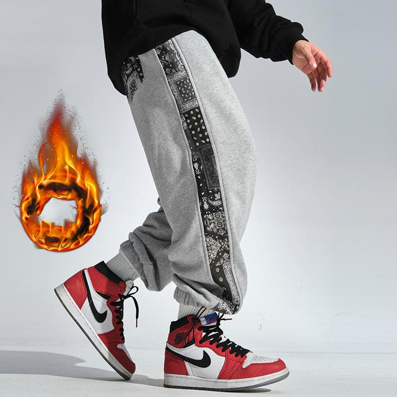 Autumn winter streetwear hip-hop print warmth plus velvet sweatpants men's Japanese large size loose leg Jogger Trouser men, Thic
Autumn winter streetwear hip-hop print warmth plus velvet sweatpants men's Japanese large size loose leg Jogger Trouser men, Thic