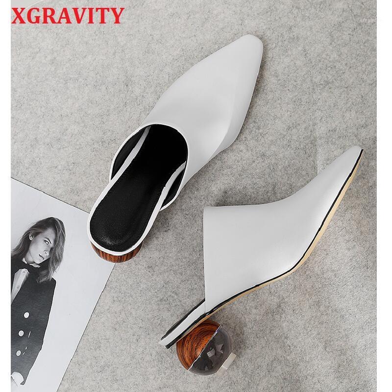 XGRAVITY Sexy Chic Mules Hot Pointed Toe Dress Slippers Fashion Transparent Strange Heel Ball Heel Women Sandals Lady Shoes B1231, White
XGRAVITY Sexy Chic Mules Hot Pointed Toe Dress Slippers Fashion Transparent Strange Heel Ball Heel Women Sandals Lady Shoes B1231, White