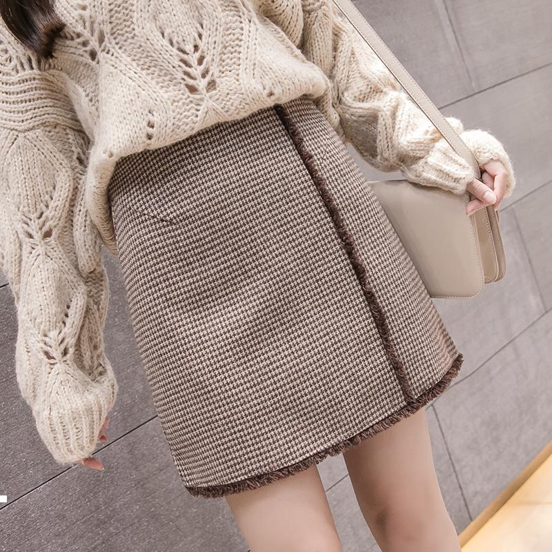 New solid 2021 colour high-waisted wool of women winter wear short skirts a line y410 WWL9, Heibaise
New solid 2021 colour high-waisted wool of women winter wear short skirts a line y410 WWL9, Heibaise