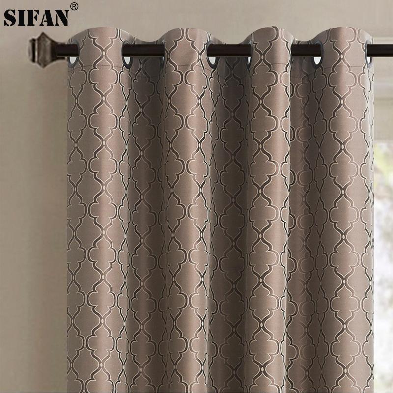 100% Shading Modern 3D Jacquard Geometric Pattern Blackout Curtains for Living Room Bedroom High Quality Window Curtains, Color -04
100% Shading Modern 3D Jacquard Geometric Pattern Blackout Curtains for Living Room Bedroom High Quality Window Curtains, Color -04