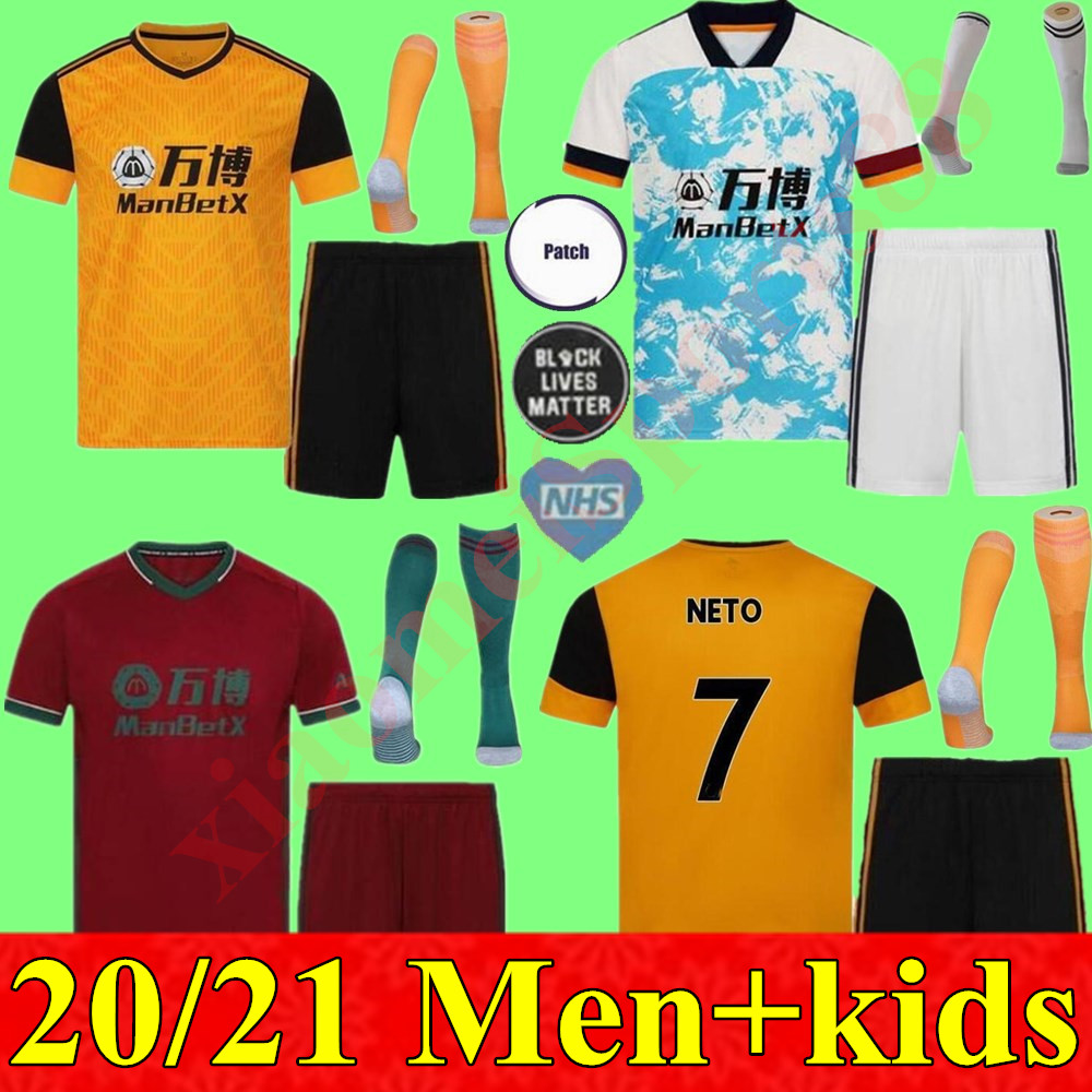 New Men kids kit 2020 2021 RAUL Wolves Soccer Jerseys 20 21 COADY CAMPANA PODENCE DIOGO NEVES adult kit OTTO ADAMA Football Shirt, Men size s-xxl
New Men kids kit 2020 2021 RAUL Wolves Soccer Jerseys 20 21 COADY CAMPANA PODENCE DIOGO NEVES adult kit OTTO ADAMA Football Shirt, Men size s-xxl
