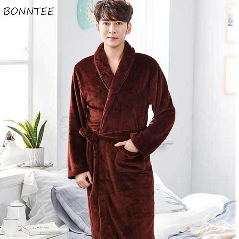 Men Robes Winter Flannel Soft Baggy Belt Sleepwear Solid Simple Couples Over Knees Bath Clothes Male Large Size 3XL Lounge Wear, 9-women
Men Robes Winter Flannel Soft Baggy Belt Sleepwear Solid Simple Couples Over Knees Bath Clothes Male Large Size 3XL Lounge Wear, 9-women