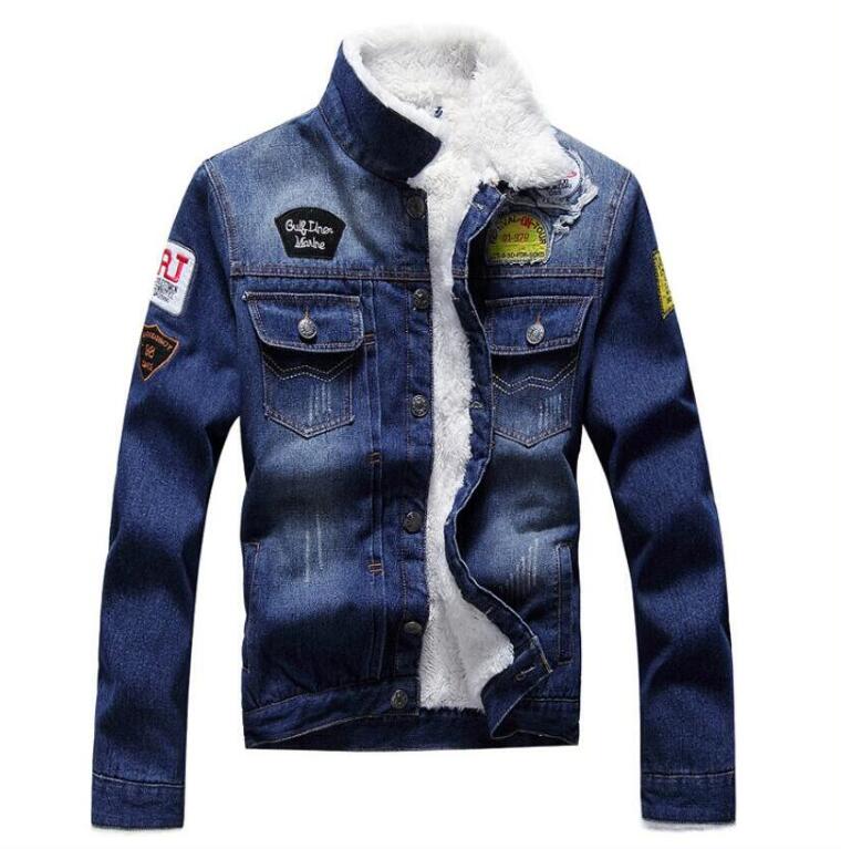 Men Jacket Winter Denim Jacket Men's Thick Fleece Jeans Jackets Slim Fit Blue Male Outerwear Clothes Cowboy Coats Streetwear Hip Hop wear
Men Jacket Winter Denim Jacket Men's Thick Fleece Jeans Jackets Slim Fit Blue Male Outerwear Clothes Cowboy Coats Streetwear Hip Hop wear