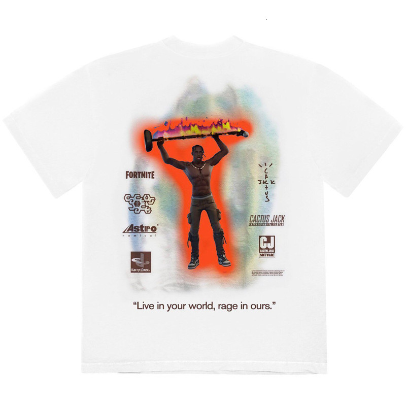 2021 New Top Quality Travis Scott t Shirt Live Your World Rage in Ours T-shirt Men Women Couples Hip-hop Cotton Tops Tees Lki4
2021 New Top Quality Travis Scott t Shirt Live Your World Rage in Ours T-shirt Men Women Couples Hip-hop Cotton Tops Tees Lki4