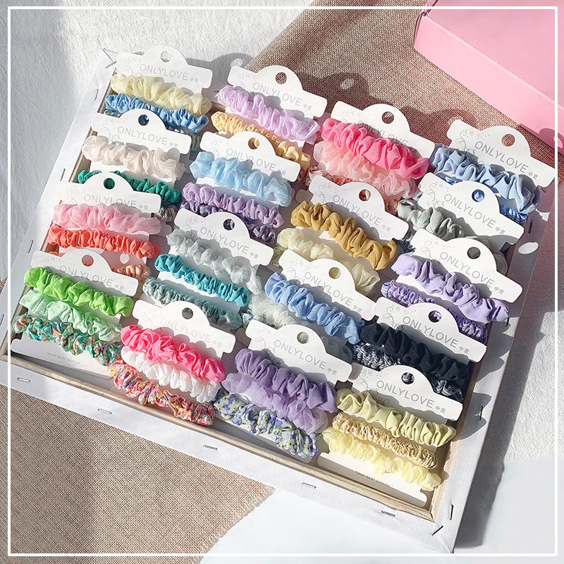 3pcs/set Scrunchies Hair Ring Candy Color Hair Ties Rope Women Ponytail Accessories Girls Hairbands Pure Color Headdress
3pcs/set Scrunchies Hair Ring Candy Color Hair Ties Rope Women Ponytail Accessories Girls Hairbands Pure Color Headdress