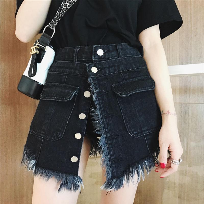 Women 2020 Summer Vintage Single Breasted Denim Shorts Female Casual Tassel Ripped Jeans Shorts Fashion Girl Skirts Y106, 311blue
Women 2020 Summer Vintage Single Breasted Denim Shorts Female Casual Tassel Ripped Jeans Shorts Fashion Girl Skirts Y106, 311blue
