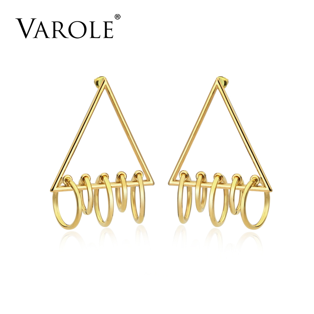 VAROLE Triangle Small Circles Dangle Earrings Gold color Earings Drop Earrings For Women Long Earings Fashion Jewelry Brincos
VAROLE Triangle Small Circles Dangle Earrings Gold color Earings Drop Earrings For Women Long Earings Fashion Jewelry Brincos