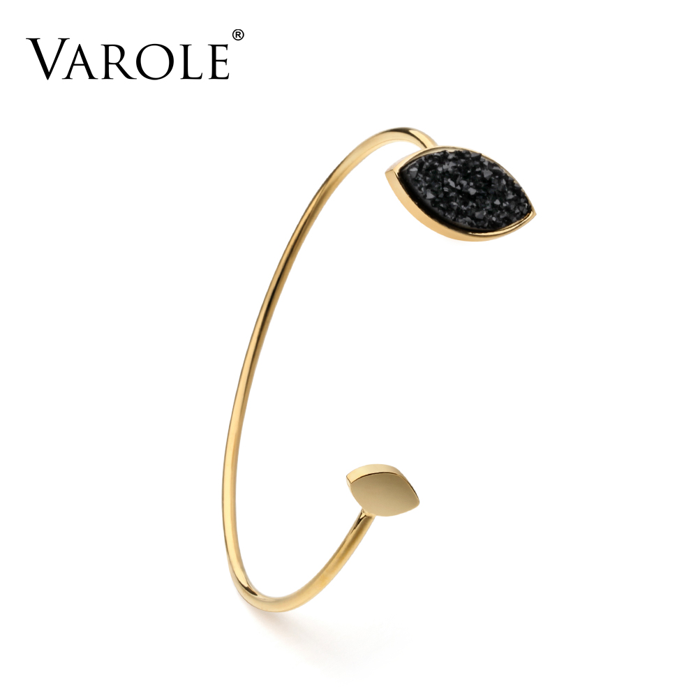 VAROLE New Arrival Soft Stainless Steel Bracelets Bangles for Women High quality Gold Color Bracelet pulseiras jewelry
VAROLE New Arrival Soft Stainless Steel Bracelets Bangles for Women High quality Gold Color Bracelet pulseiras jewelry