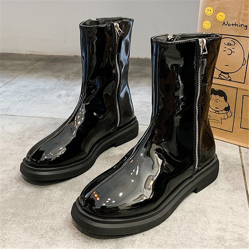 2020 inverno de luxo mulher azul baixo leatehr combate curtas cabea redonda grosso salto alto martin botas tornozelo sapatos I4ST, Black
2020 inverno de luxo mulher azul baixo leatehr combate curtas cabea redonda grosso salto alto martin botas tornozelo sapatos I4ST, Black