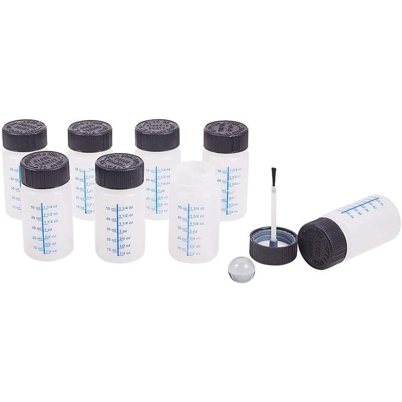 Paint Press Up Bottles with Brush and Mixing Ball, 8 Pcs 60 Ml Pressup Paint Applicator Bottle for Car
Paint Press Up Bottles with Brush and Mixing Ball, 8 Pcs 60 Ml Pressup Paint Applicator Bottle for Car