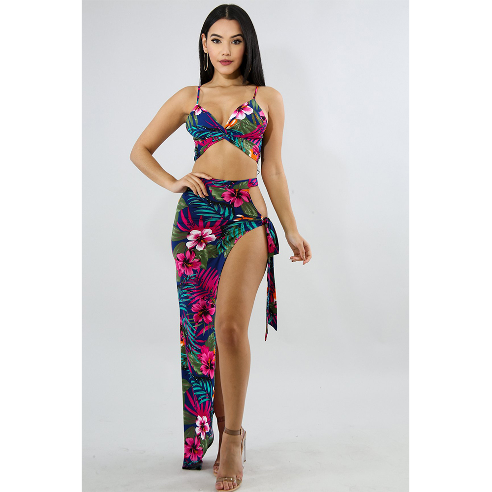 Bohemian Floral Print Women Sets Sexy Spaghetti Strap V Neck Crop Top With Skirt Two Piece Set Elegant Summer Beach Women Outfit Y200701, Yellow women set
Bohemian Floral Print Women Sets Sexy Spaghetti Strap V Neck Crop Top With Skirt Two Piece Set Elegant Summer Beach Women Outfit Y200701, Yellow women set