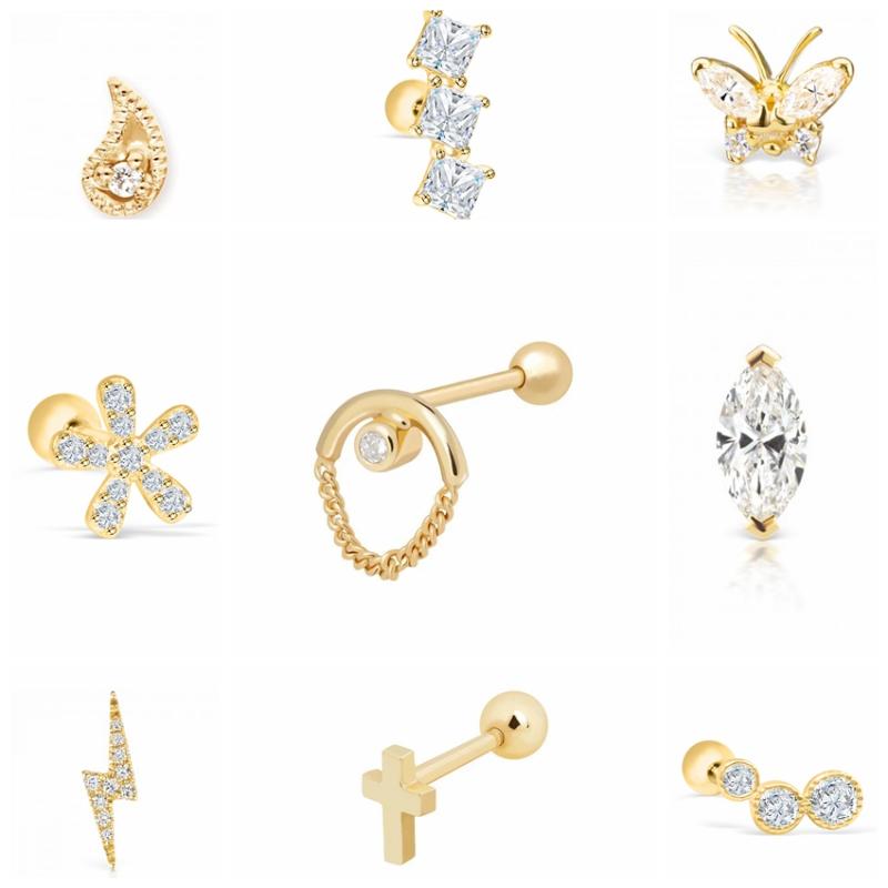 Stud CANNER 1Pair 925 Sterling Silver Earrings For Women Flower Butterfly Piercing Earring Gold Color Earings Jewelry Pendientes
Stud CANNER 1Pair 925 Sterling Silver Earrings For Women Flower Butterfly Piercing Earring Gold Color Earings Jewelry Pendientes