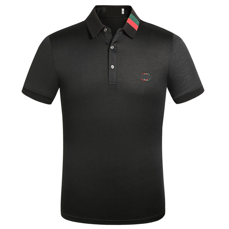 Men High street Polo Shirt Fashion Pattern Black Short Sleeve Summer Straight Cotton
Men High street Polo Shirt Fashion Pattern Black Short Sleeve Summer Straight Cotton