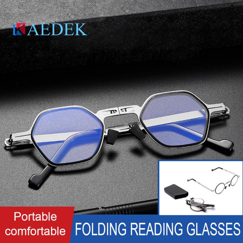 KAEDEK New Portable Folding Reading Glasses Ultra Thin Metal anti blue-ray Proof Reading Glasses For Both Men And Women
KAEDEK New Portable Folding Reading Glasses Ultra Thin Metal anti blue-ray Proof Reading Glasses For Both Men And Women