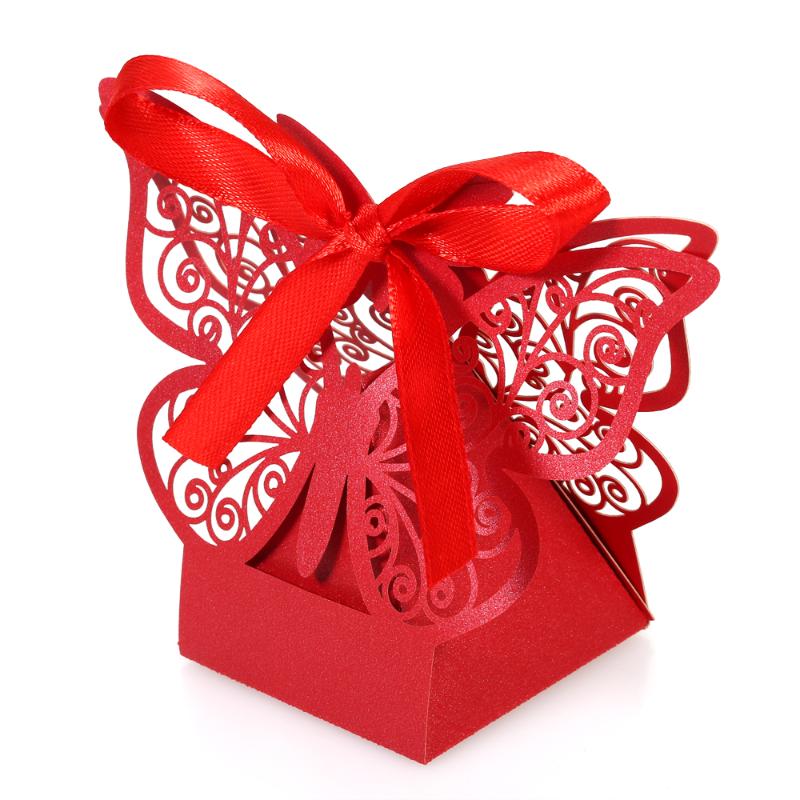 Gift Wrap 20PCS Laser Cut Butterfly Gifts Candy Boxes With Ribbon For Party Birthday Wedding Decoration Banquet Kindergarten Bridal Shower
Gift Wrap 20PCS Laser Cut Butterfly Gifts Candy Boxes With Ribbon For Party Birthday Wedding Decoration Banquet Kindergarten Bridal Shower