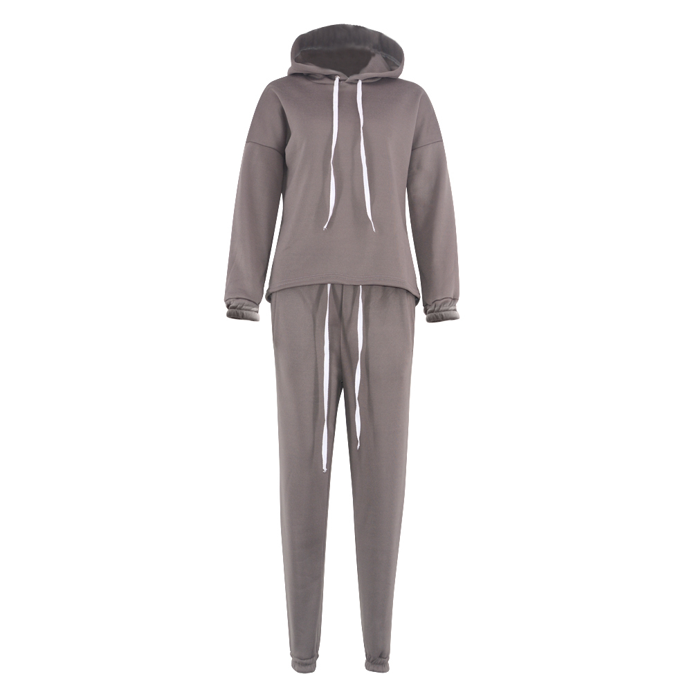 XUANSHOW Fashion Women Tracksuit Autumn Winter Irregular HoodiesLong Pants 2 Piece Set Outfits Conjunto Moleton Feminino T201031