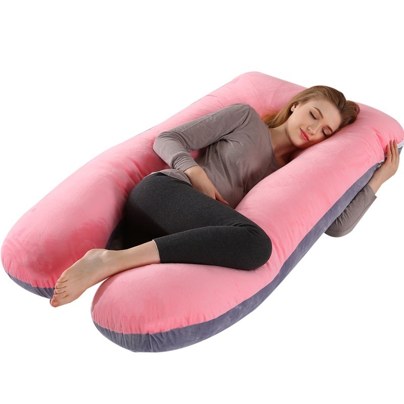 U-Shape pillow maternity Pregnancy Pillow for pregnant women to sleep woman reusable cotton pads maternity pillow cushion 201117