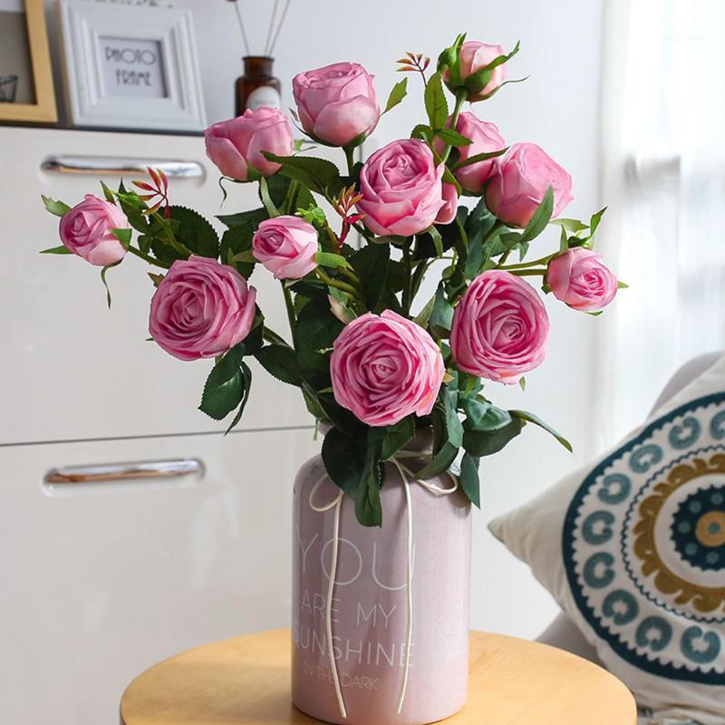 10pcs/lot Home Art Decor 70cm 3 Heads Plastic Silk Red Creamy White Rose Wedding Party Favor Artificial Flower Valentines Gift1, Pink
10pcs/lot Home Art Decor 70cm 3 Heads Plastic Silk Red Creamy White Rose Wedding Party Favor Artificial Flower Valentines Gift1, Pink