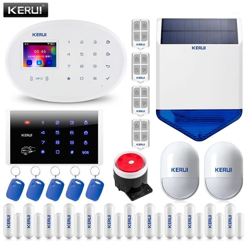 KERUI W20 WIFI GSM 2.4 inch Home Alarm System Touch Panel 6 Languages Switchable Burglar Alarm Host APP RFID PIR Sensor Siren1
KERUI W20 WIFI GSM 2.4 inch Home Alarm System Touch Panel 6 Languages Switchable Burglar Alarm Host APP RFID PIR Sensor Siren1