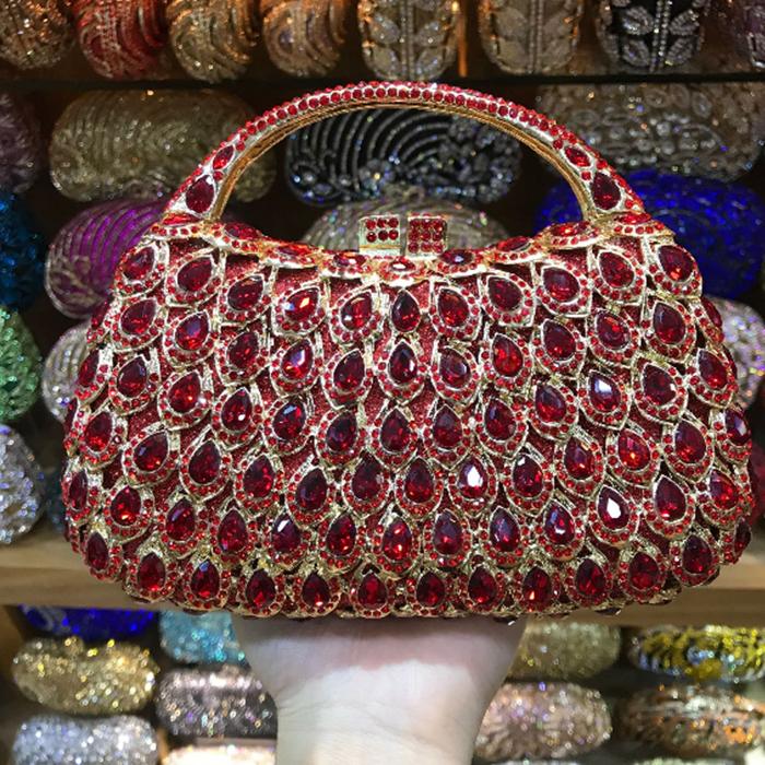 female Wedding Party Hollow Out crystal Diamond handbag Women Evening Bags Box Handbags Ladies Crystal Clutch Bag red, Color same as pictur
female Wedding Party Hollow Out crystal Diamond handbag Women Evening Bags Box Handbags Ladies Crystal Clutch Bag red, Color same as pictur