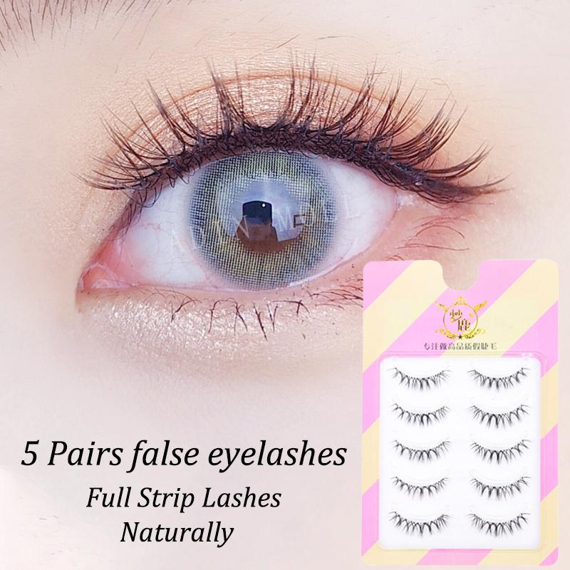 5 Pairs Natural False Eyelashes Simulation Sweet Thick Cross Curl Hand Made Fake Eyelashes Set Makeup Eyelash Extension
5 Pairs Natural False Eyelashes Simulation Sweet Thick Cross Curl Hand Made Fake Eyelashes Set Makeup Eyelash Extension