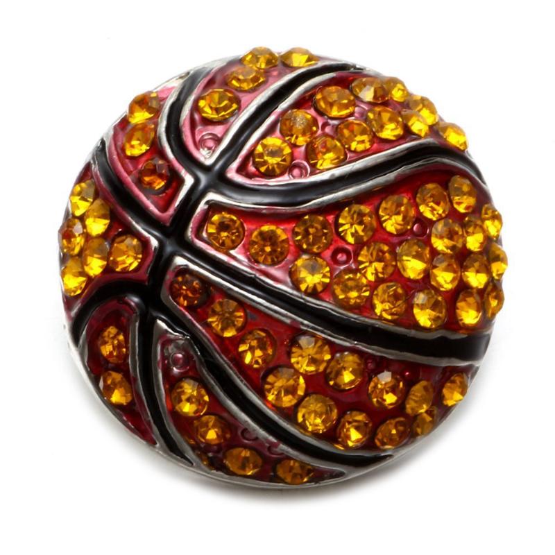 Gold Rhinestone Style BasketBall Charms 18mm Snap Button Jewelry For Snap Bracelet Snaps Jewelry KZ0534-1
Gold Rhinestone Style BasketBall Charms 18mm Snap Button Jewelry For Snap Bracelet Snaps Jewelry KZ0534-1