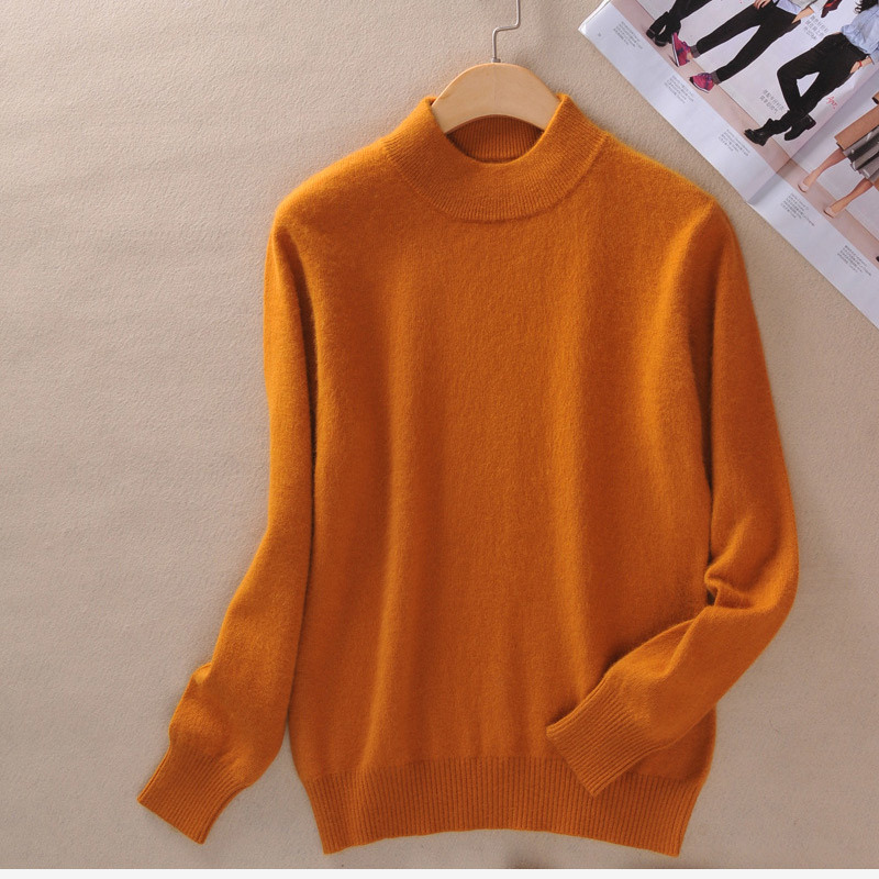 Autumn Cashmere Wool Women's Sweater Jersey Pink Beige Warm Soft Women Pullovers Sweaters Winter Fashion Jumper Female 2XL 201130