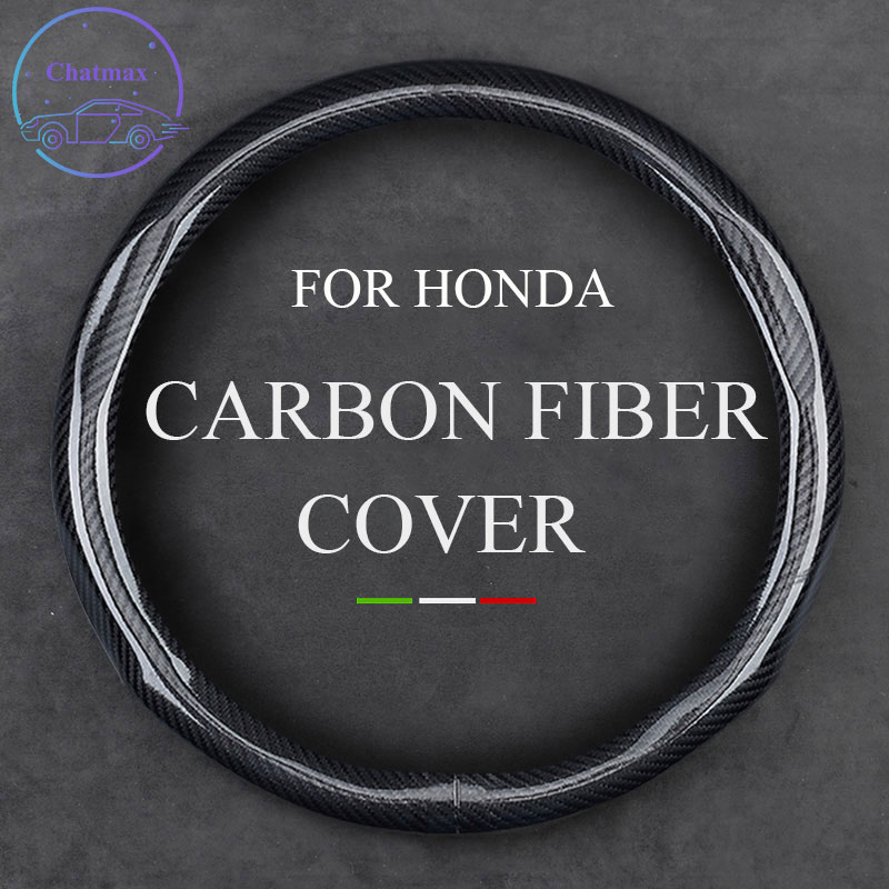 Carbon Fiber Steering Wheel Cover for HONDA Civic Accord Fit Jade CRV Universal 37-38cm 15 Inches Leather Trim Strip Interior Accessories
Carbon Fiber Steering Wheel Cover for HONDA Civic Accord Fit Jade CRV Universal 37-38cm 15 Inches Leather Trim Strip Interior Accessories