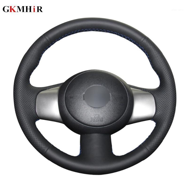 Black Artificial Leather Hand-stitched Car Steering Wheel Covers for March 2010-2020 Sunny 2011-2013 Versa 2012-20141
Black Artificial Leather Hand-stitched Car Steering Wheel Covers for March 2010-2020 Sunny 2011-2013 Versa 2012-20141