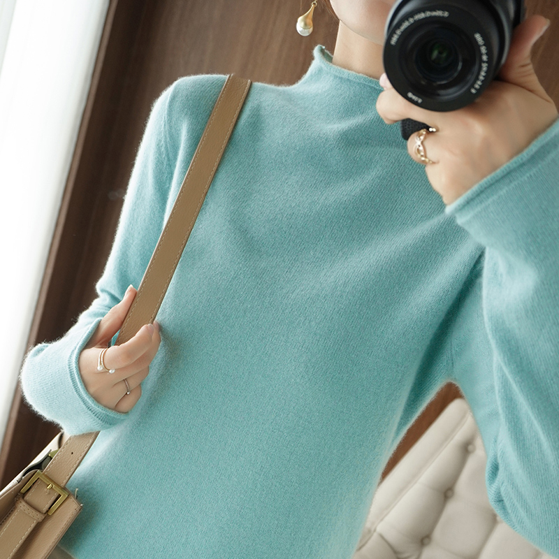 Autumn Winter Women Sweater Turtleneck Cashmere Sweater Women Knitted Pullover Fashion Keep Warm Long Sleeve Loose Tops 201225