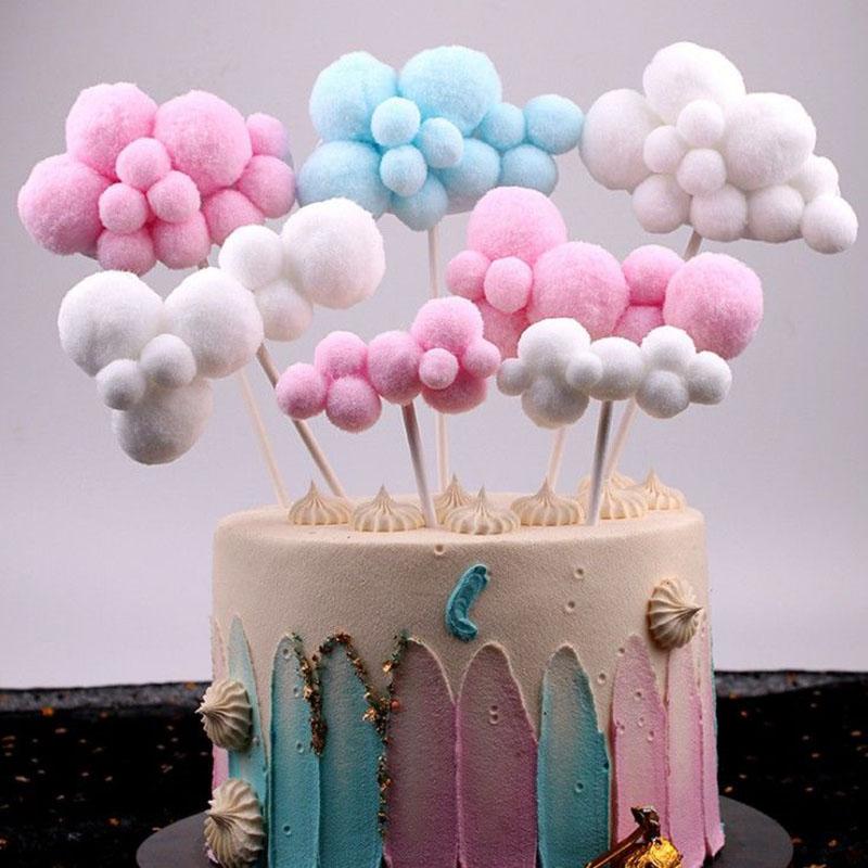 3Pcs Cute Cotton Cloud Cake Decoration Plug-in Ball Cake Insert Card Children Birthday Party Dress Up Dessert Flag
3Pcs Cute Cotton Cloud Cake Decoration Plug-in Ball Cake Insert Card Children Birthday Party Dress Up Dessert Flag