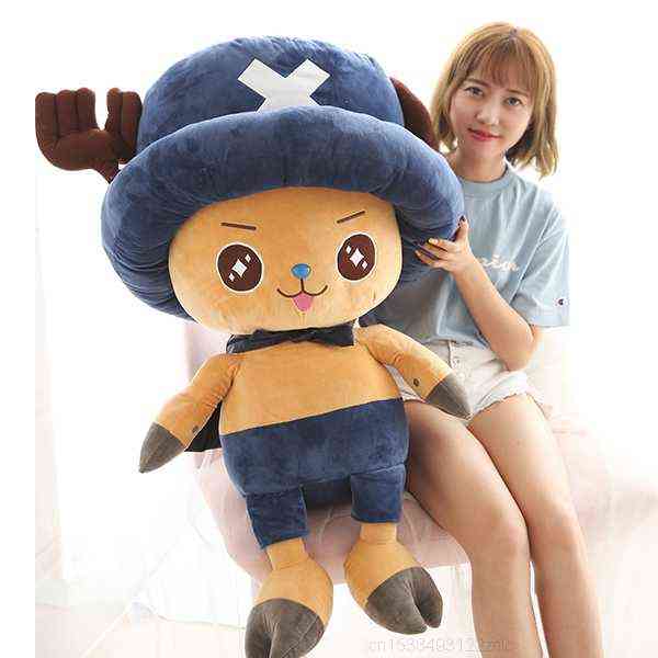 Big Size Anime One Piece Chopper Plush Stuffed Doll Toy Kawaii Cute Lovely Soft Plush Toys Kids Pillow Gift Children Birthday AA220314