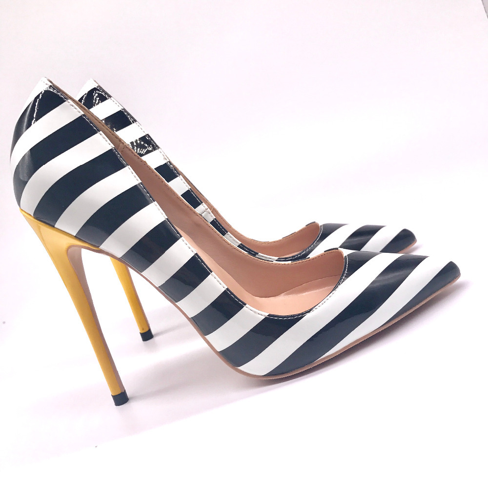 of Free Shipping Fashion Women Varnished Leather Pumps Toe Pointy Stripe Zebra High-heeled Size33-43 12 10 Cm 8 in Party Shoes C0er, 38
of Free Shipping Fashion Women Varnished Leather Pumps Toe Pointy Stripe Zebra High-heeled Size33-43 12 10 Cm 8 in Party Shoes C0er, 38