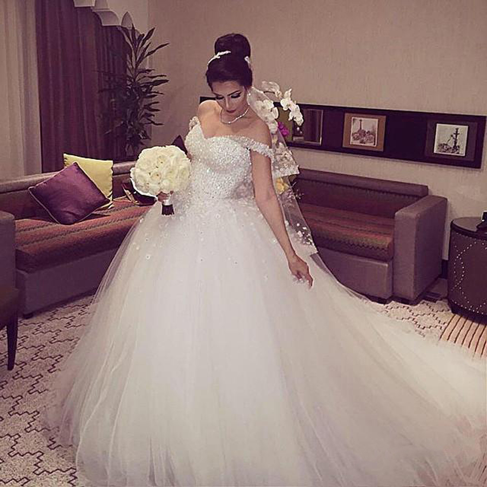 2021 New Dressed As Bride in a Glittering White Tulle Ball with Lace Beads 99WQ, Ivory
2021 New Dressed As Bride in a Glittering White Tulle Ball with Lace Beads 99WQ, Ivory