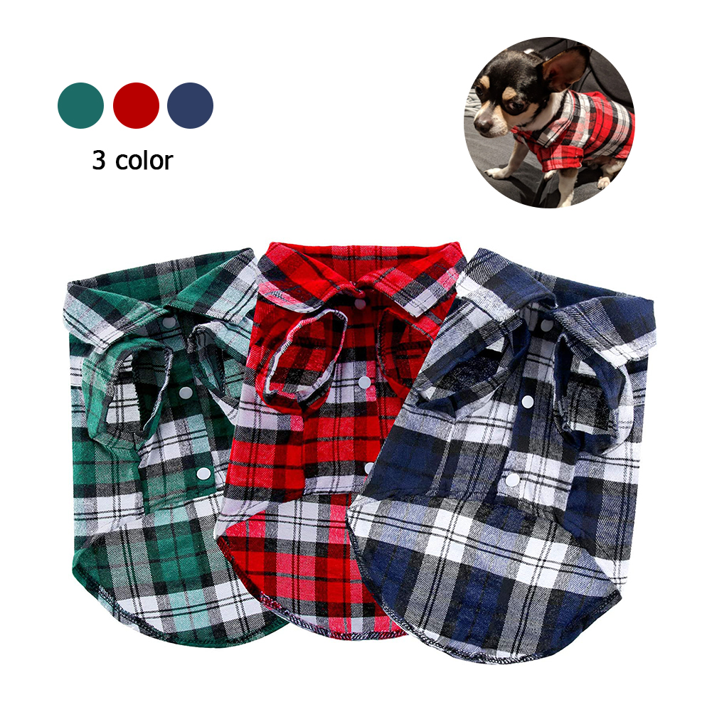 Kevnicely Dog Shirts British Style Plaid Dog Shirts Cotton Pet Puppy T-Shirt Dog Clothes For Small Medium Dogs Cat, Black
Kevnicely Dog Shirts British Style Plaid Dog Shirts Cotton Pet Puppy T-Shirt Dog Clothes For Small Medium Dogs Cat, Black