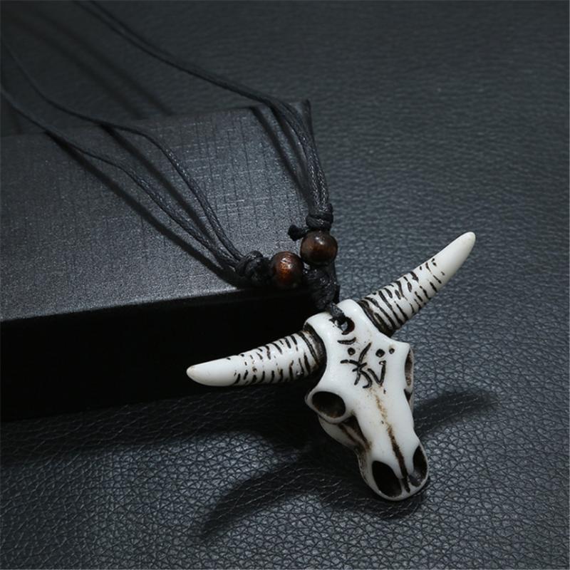 Ethnic Men Resin Bull Head Pendant Necklaces Vintage Collar Adjustable Leather Rope Chain Long Necklaces For Women Jewelry Gifts
Ethnic Men Resin Bull Head Pendant Necklaces Vintage Collar Adjustable Leather Rope Chain Long Necklaces For Women Jewelry Gifts
